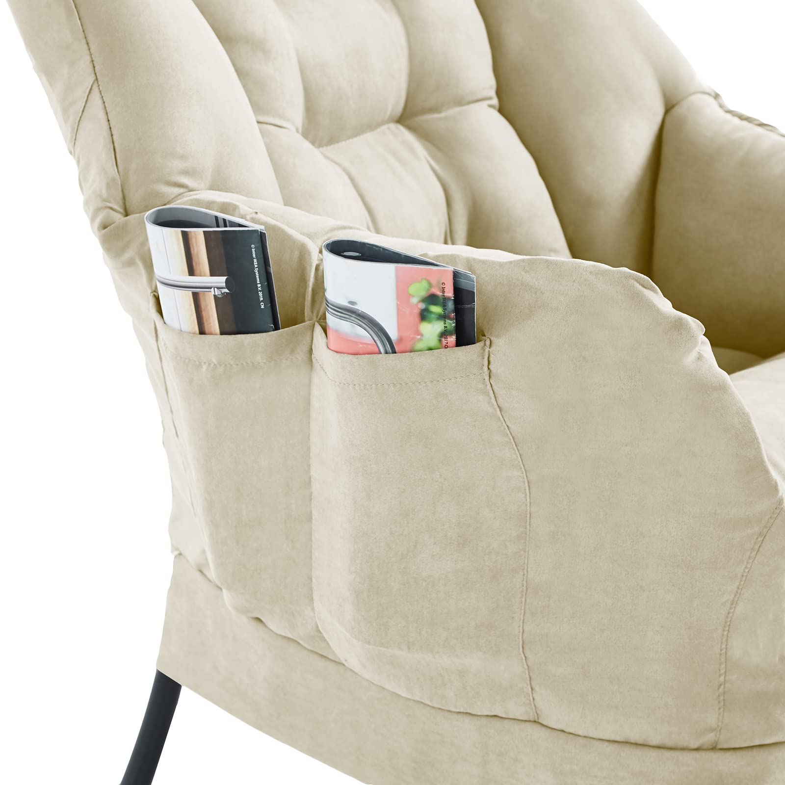 Amazon｜Modern Lazy Chair シングル レイジーソファ、快適な